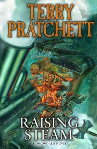 The_front_cover_of_the_book_Raising_Steam_by_Terry_Pratchett